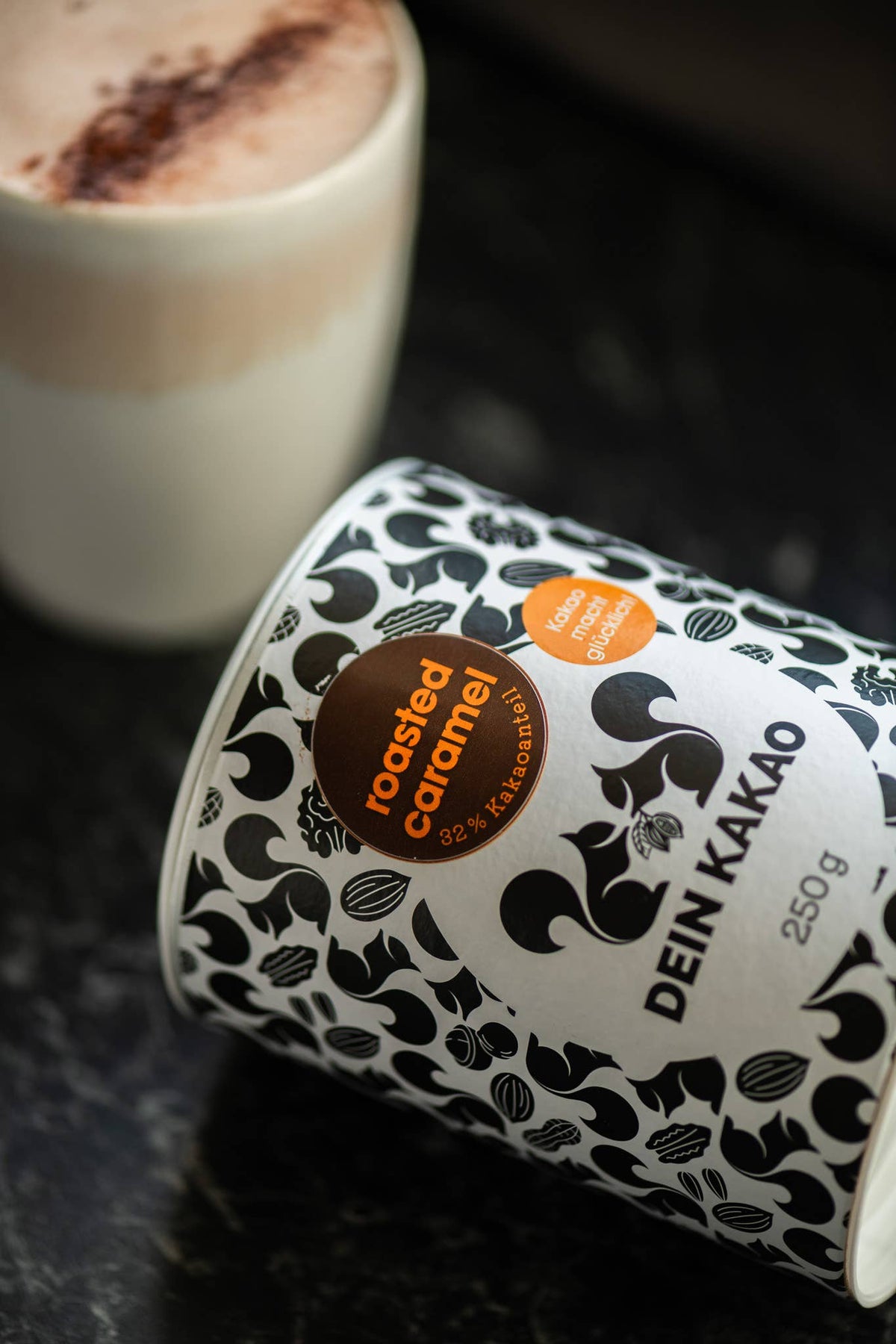 Roasted caramel Schokoladenpulver | Dein Kakao | Karamell