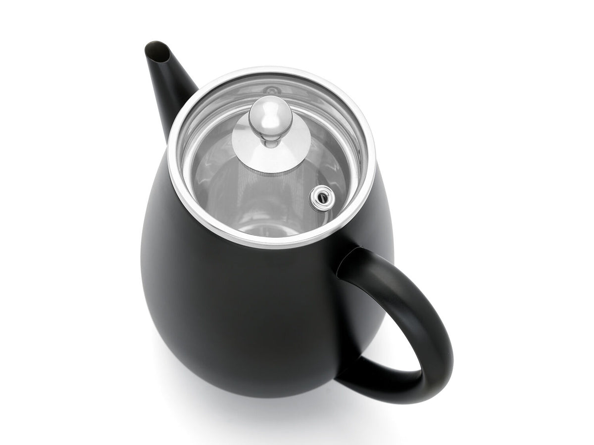 Bredemeijer Teekanne Duet Eva 0,5L schwarz matt