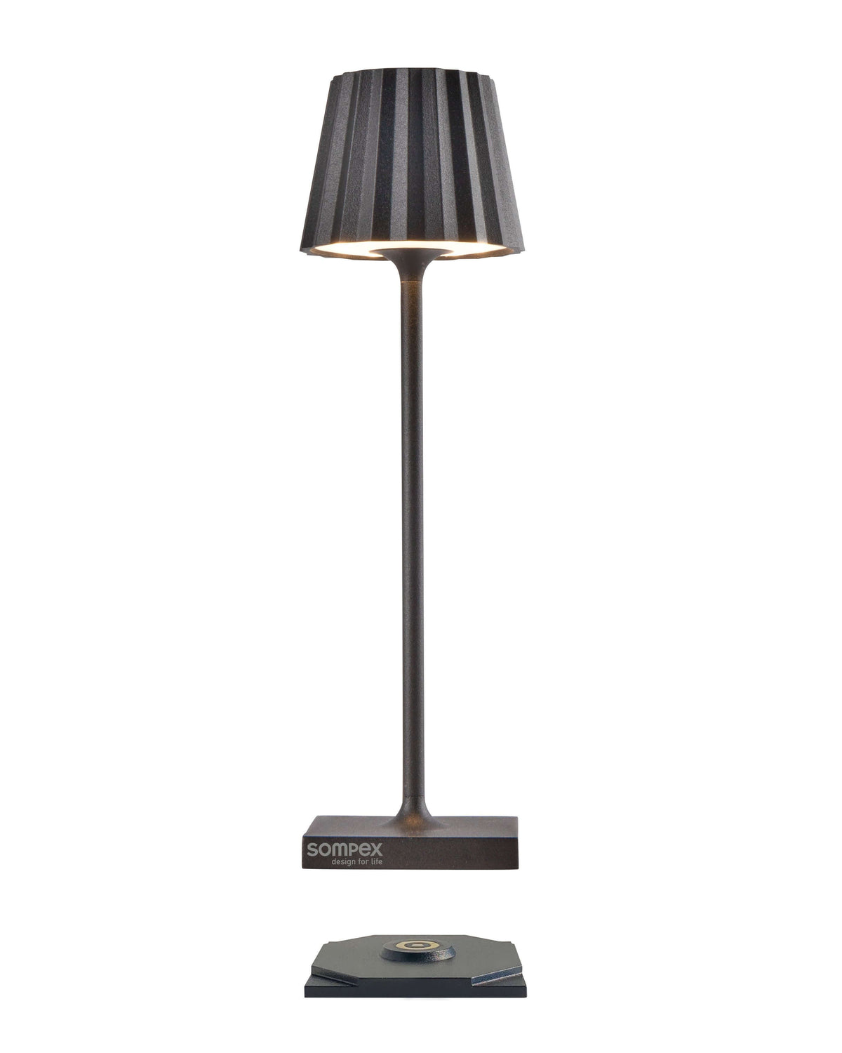 Sompex LED Outdoor Akku-Tischleuchte Troll Nano anthrazit - Teeliesel Default Title