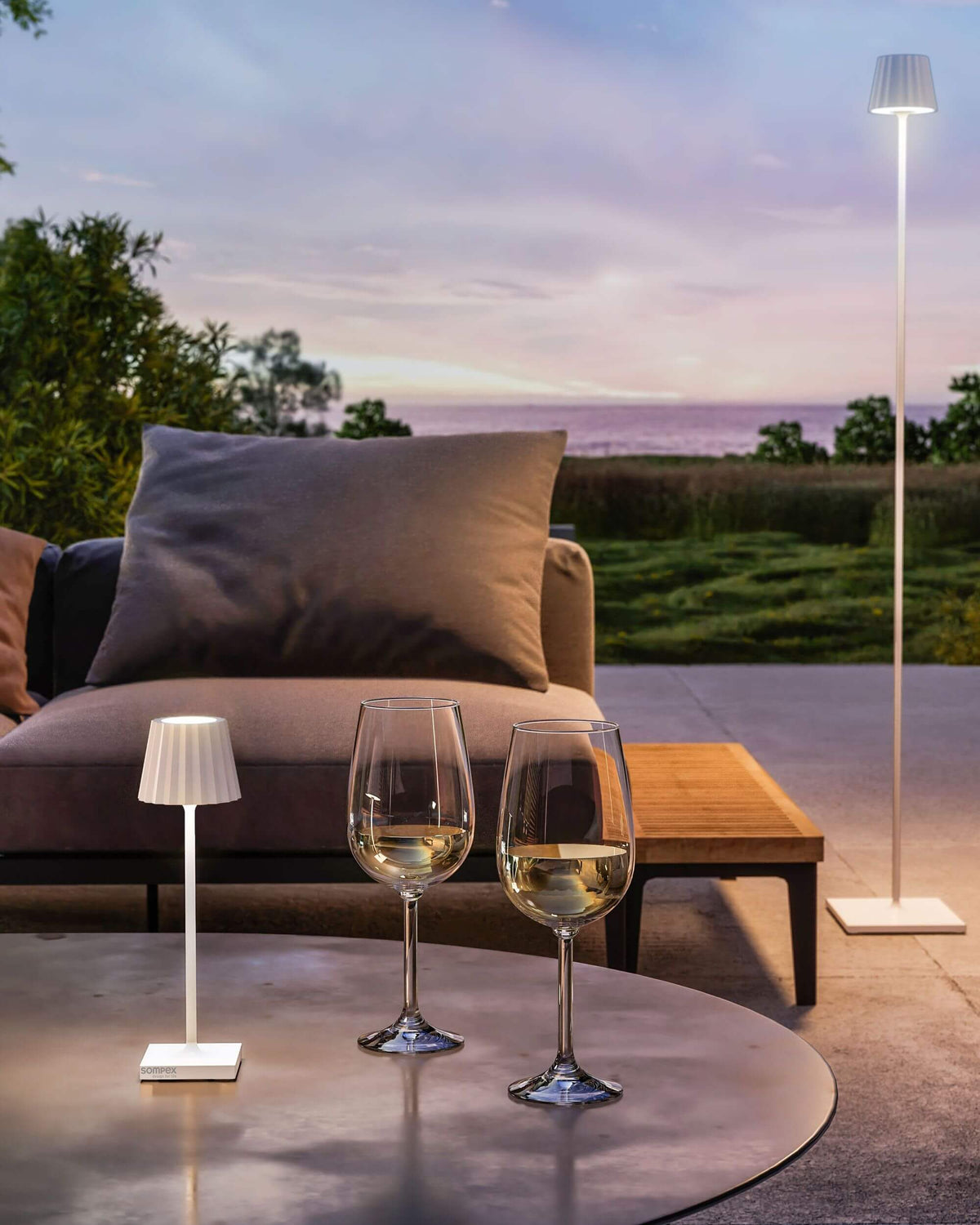 Sompex LED Outdoor Akku-Tischleuchte Troll Nano anthrazit - Teeliesel Default Title