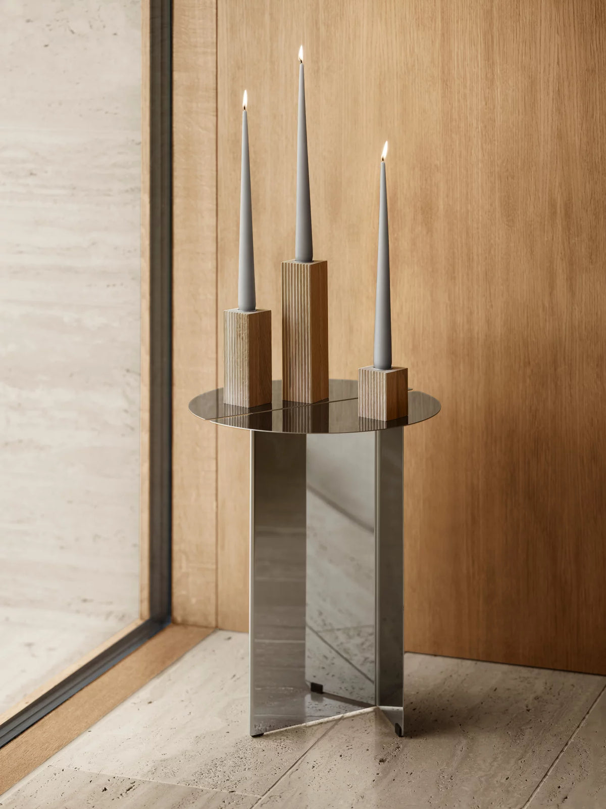 blomus Kerzenhalter –DREVA– Oak, 3 Stk.