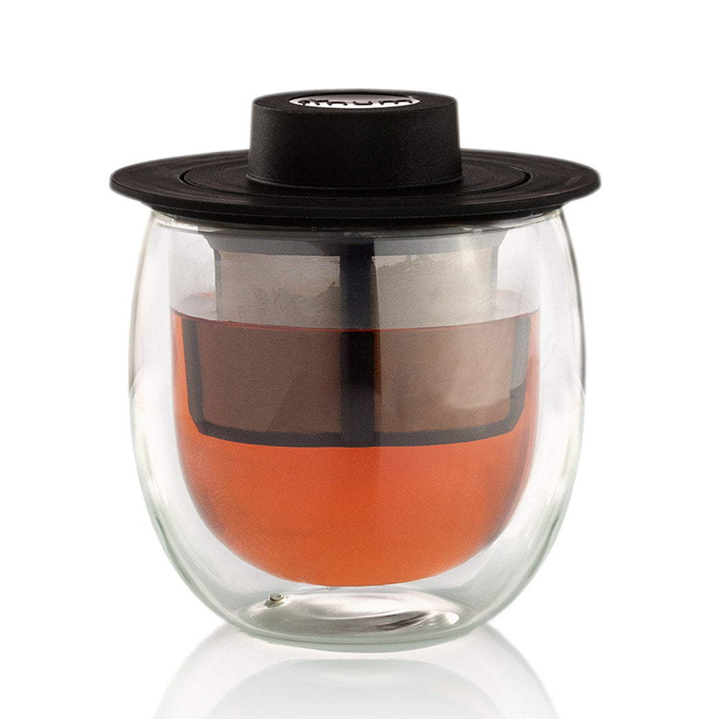 finum Teeglas 200 ml mit Filter - Teeliesel Default Title