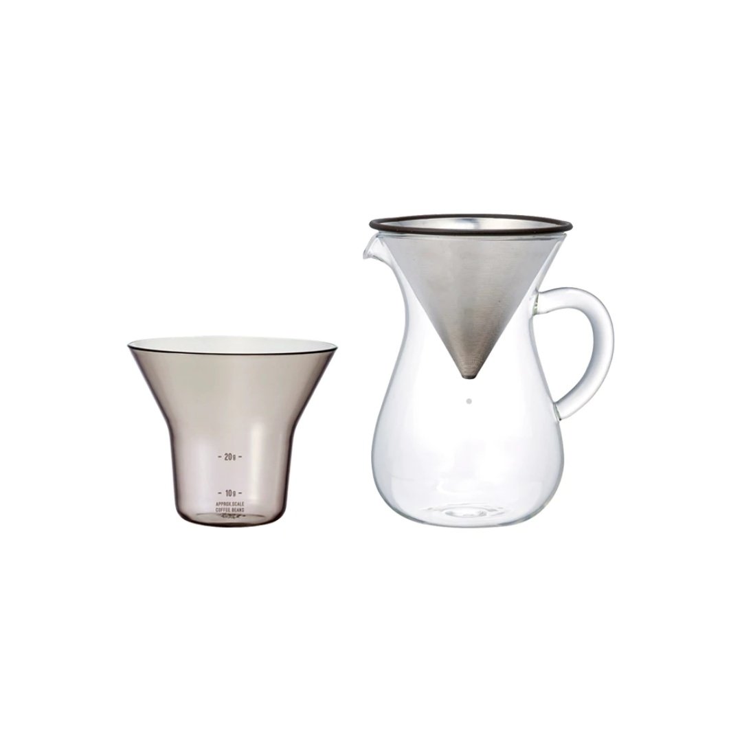 Kinto Filterkaffee-Set mit Edelstahlfilter 300 ml - Teeliesel Default Title