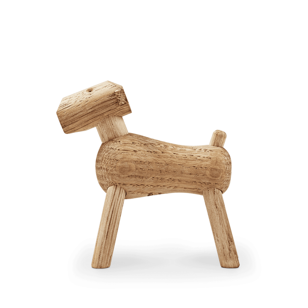 Kay Bojesen Hund Tim, helles Holz - Teeliesel Default Title