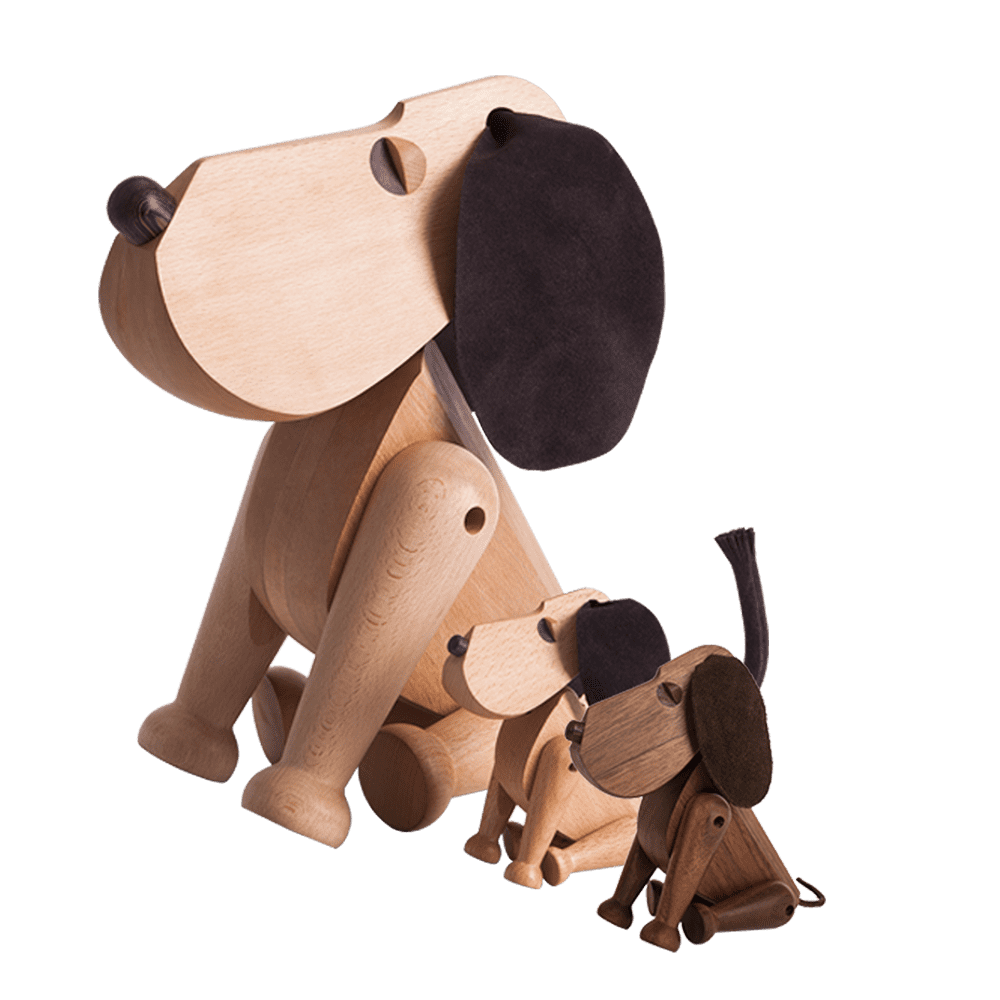 ARCHITECTMADE Holzfigur Hund BOBBY - Teeliesel Default Title