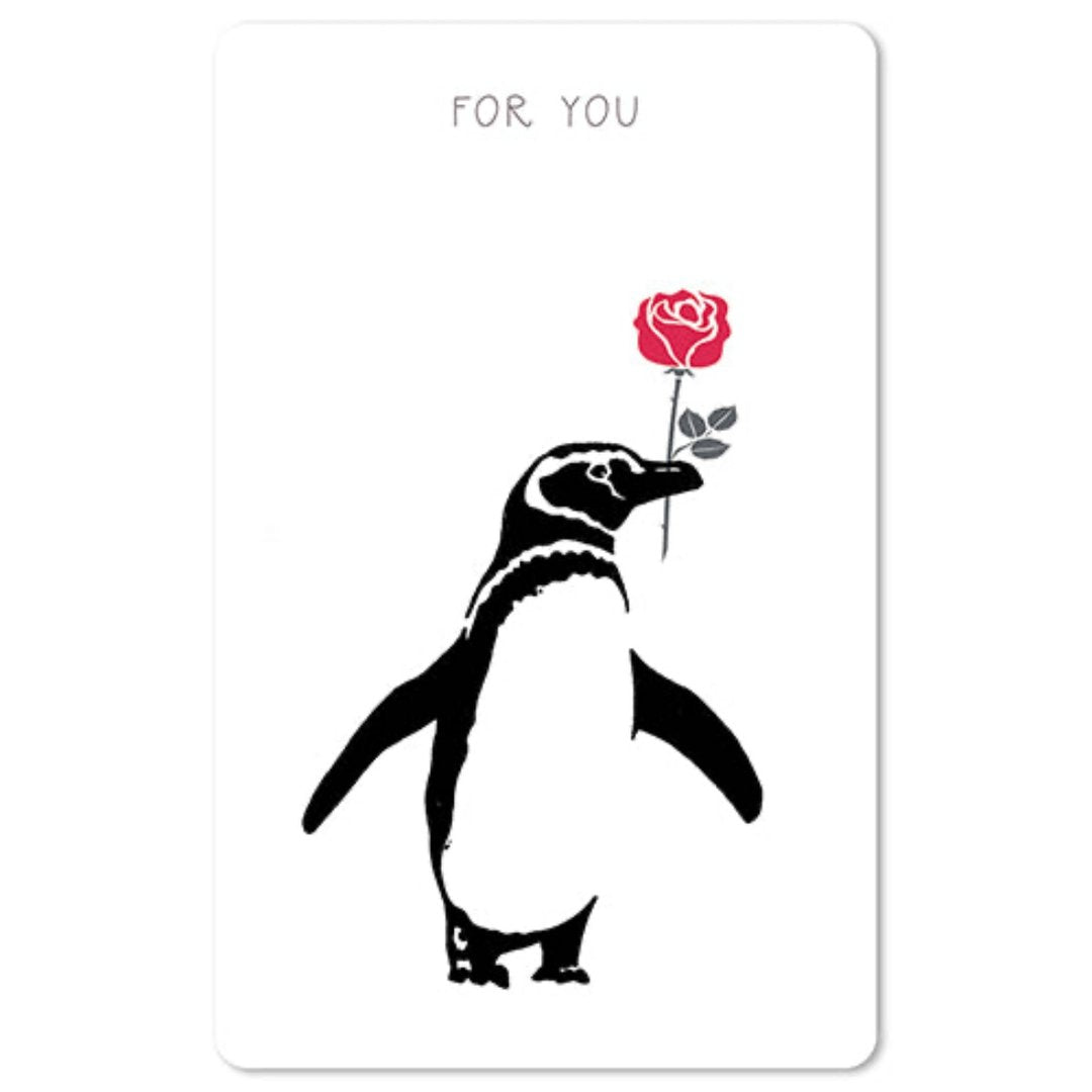 Lunacard Mini Postkarte Pinguin - Teeliesel Default Title