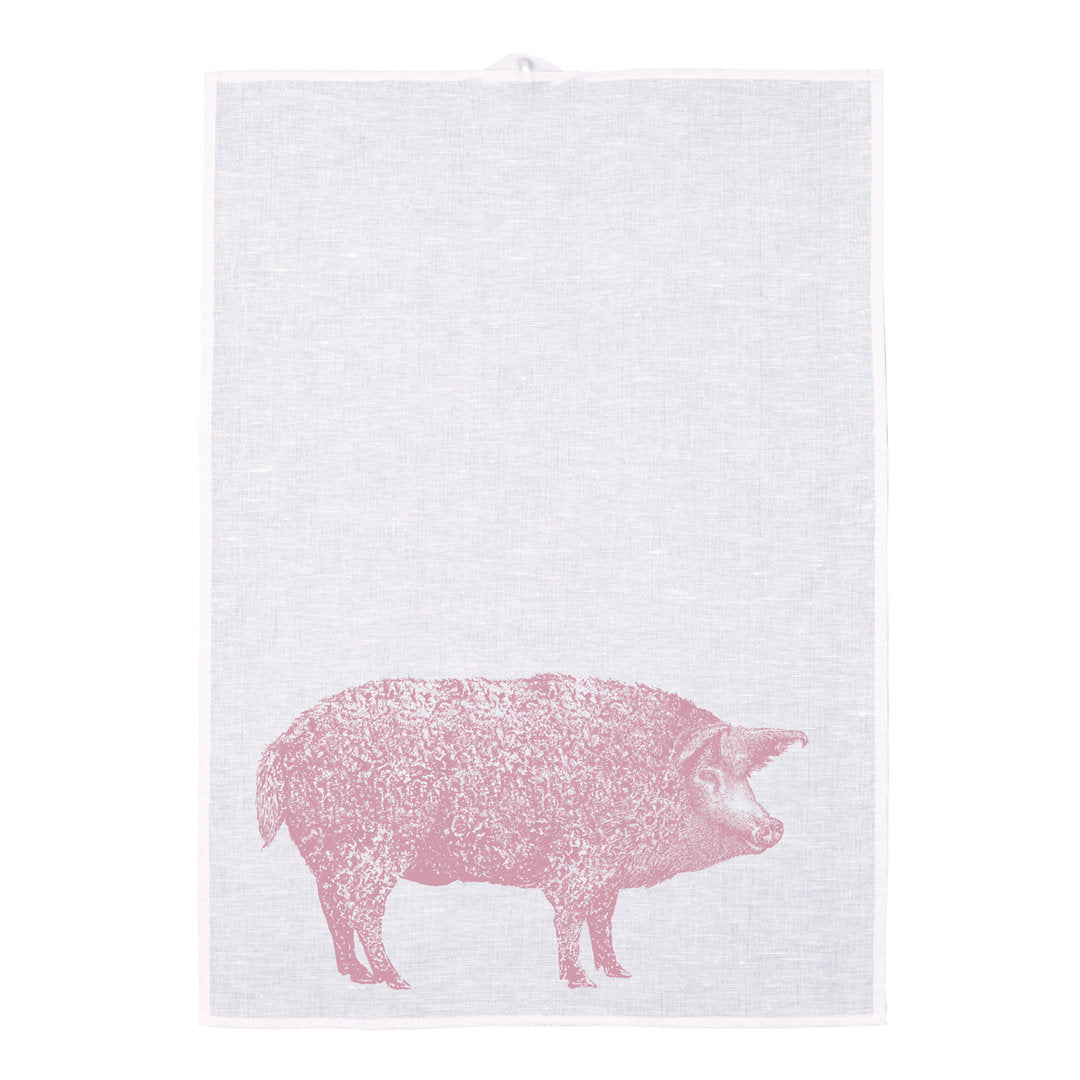 Frohstoff Geschirrtuch Wollschwein rosa - Teeliesel Default Title