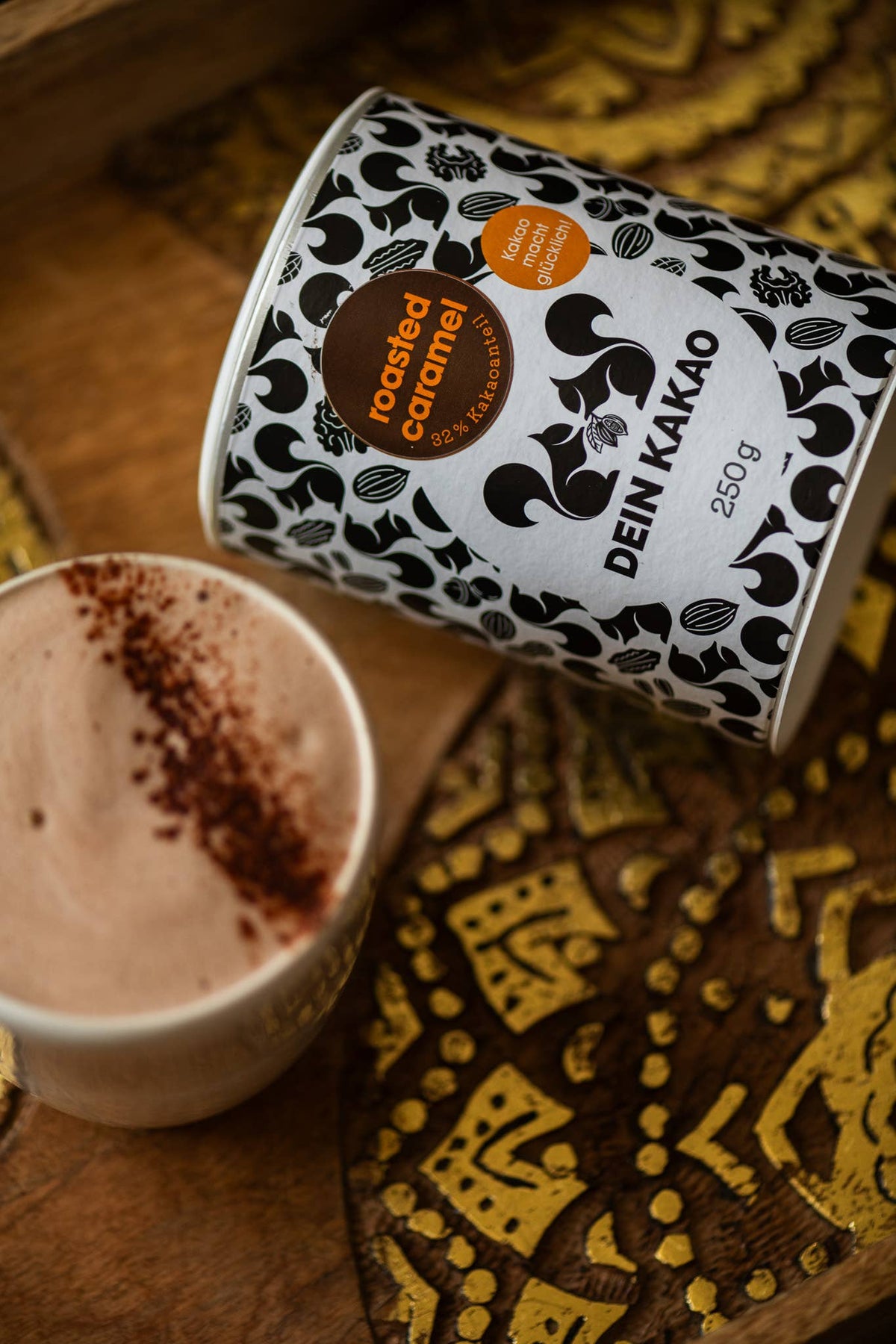 Roasted caramel Schokoladenpulver | Dein Kakao | Karamell