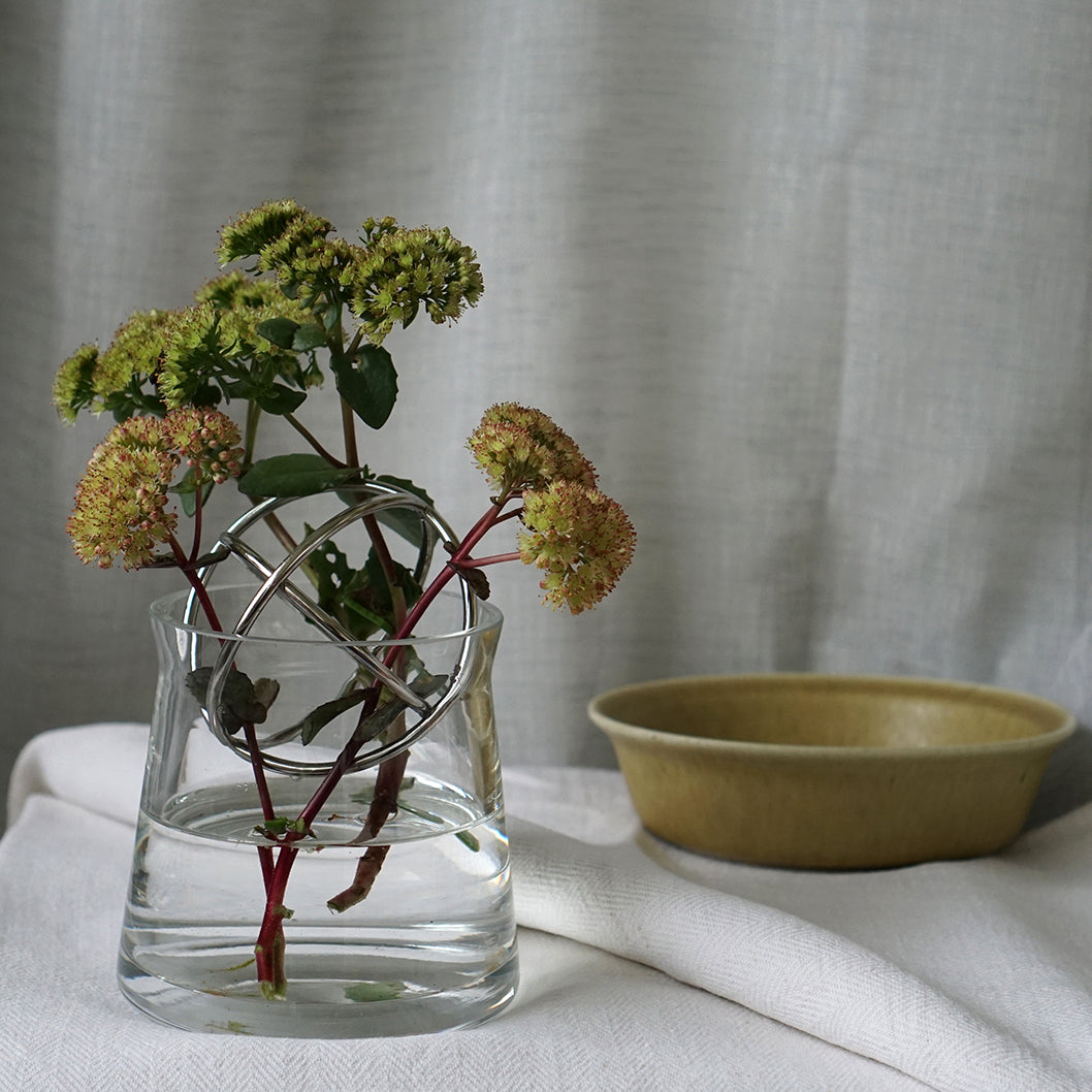 Born in Sweden Sphere Vase S Stainless Steel Ball