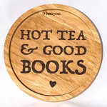 Holzpost Untersetzer Books - Teeliesel  Default Title