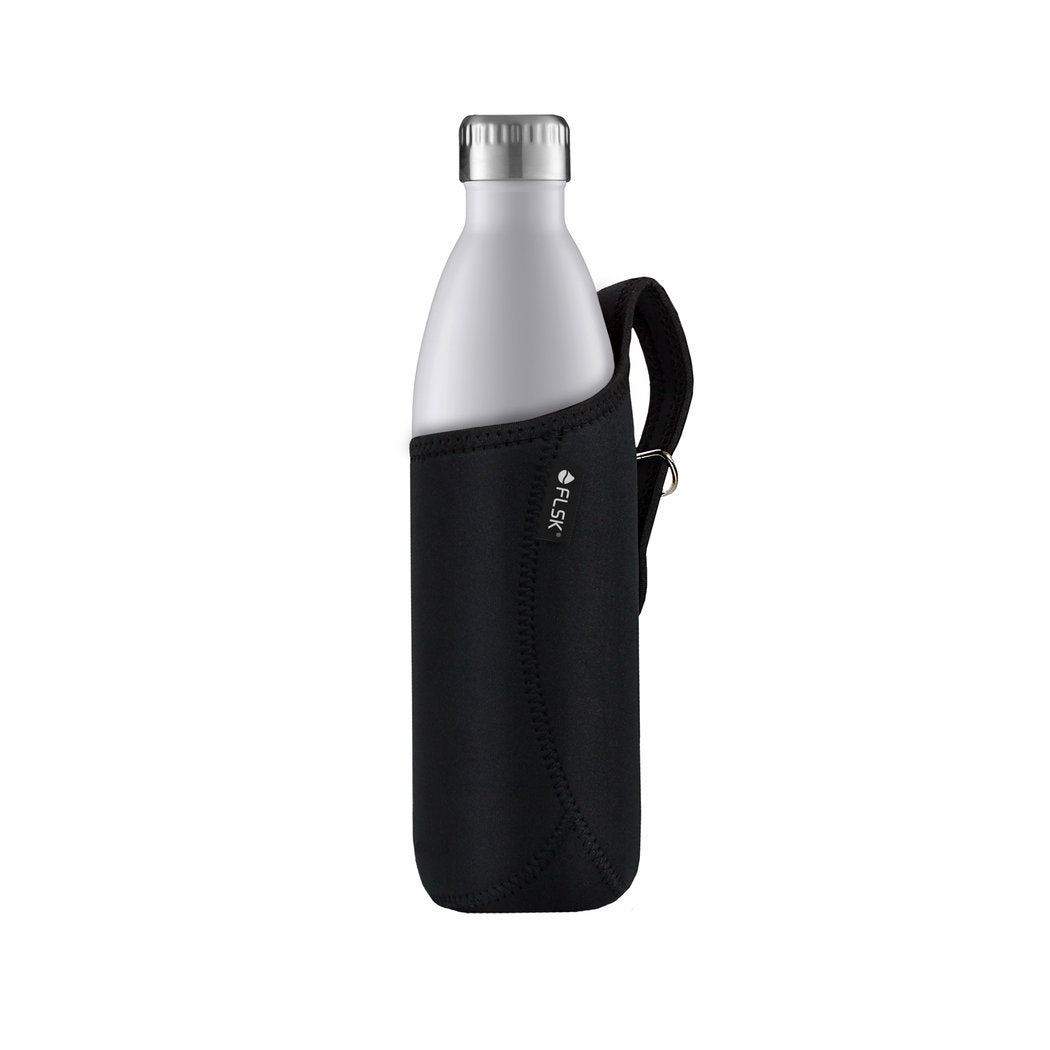 FLSK NPRN 1000 ml - schwarze Neoprentasche für FLSK  Flaschen