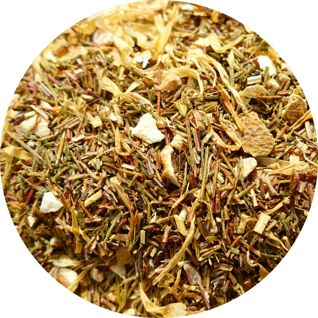 No. 648 Rooibos grün Ingwer-Zitrone - Teeliesel  100 g, 250 g