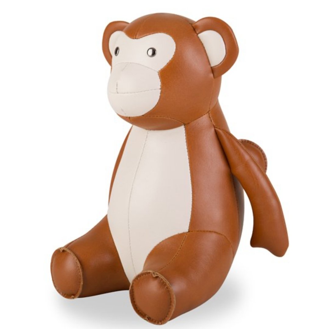Züny Affe braun-weiß Buchstütze 1kg - Teeliesel  Default Title